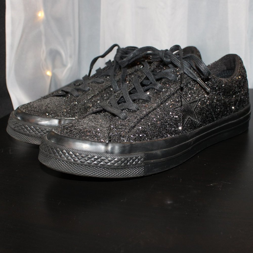 CONVERSE One Star Blk Glitter (M5.5/W7.5)
